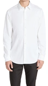 THEORY SYLVAIN STRUCTURED SHIRT WHITE