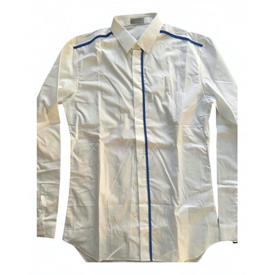 Pre-owned Dior White Cotton Shirts