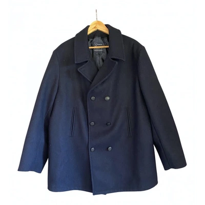 Pre-owned Armor-lux Navy Wool Coat