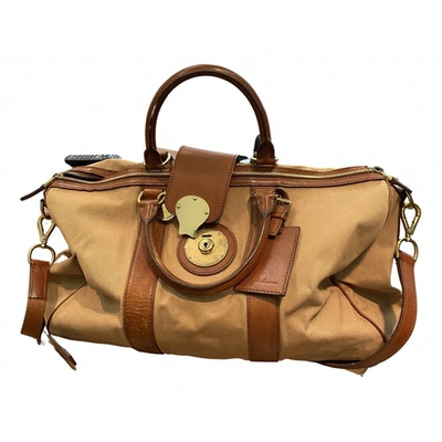Pre-owned Ralph Lauren Beige Cloth Bag