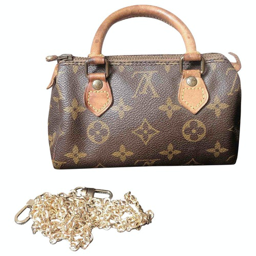 Pre-Owned Louis Vuitton Nano Speedy / Mini Hl Cloth Handbag | ModeSens