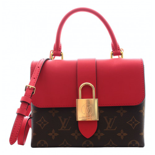 Pre-Owned Louis Vuitton Locky Bb Red Cloth Handbag | ModeSens