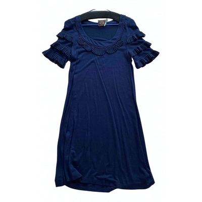 Pre-owned Juicy Couture Mid-length Dress In Blue