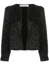 Iro Spire Embellished Shoulder Pad Jacket In Black