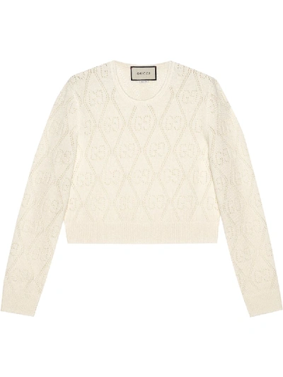 Gucci Wool Sweater In White