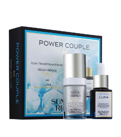 Sunday Riley Power Couple Total Transformation Kit (save 30%)-clear