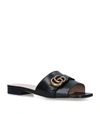 GUCCI LEATHER MARMONT SLIDES,15875888