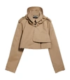 WEEKEND MAX MARA RE-FIND CROPPED TRENCH COAT,15877198
