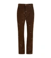 PHIPPS ALL-OVER LOGO CORDUROY TROUSERS,15877203