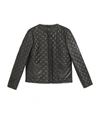 WEEKEND MAX MARA LEATHER QUILTED JACKET,15878219