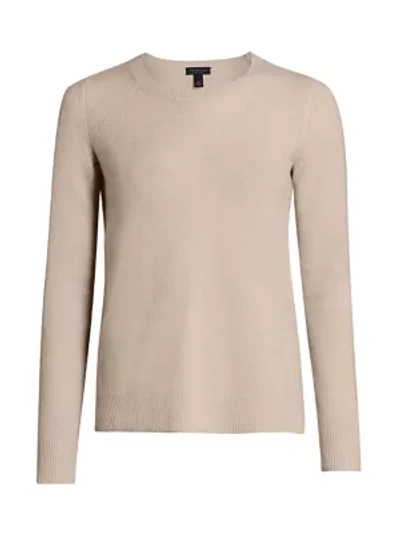 Saks Fifth Avenue Collection Featherweight Cashmere Jumper In Chanterelle Heather