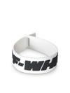 OFF-WHITE INDUSTRIAL THIN BRACELET IN WHITE AND BLACK