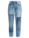 FRAME Le Original Patched Straight Jeans