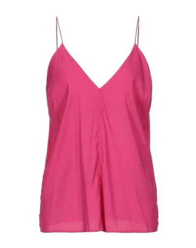 Aglini Tops In Fuchsia