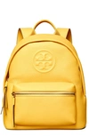 Tory Burch Small Bombe Leather Backpack In Daylily
