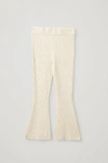 COS CHENILLE FLARED TROUSERS,0924804001005
