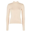 HELMUT LANG BLUSH CUT-OUT RIBBED-KNIT TOP,3905752