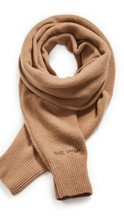 Isabel Marant Palana Scarf In Beige