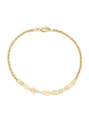 SAKS FIFTH AVENUE 14K YELLOW GOLD ROPE CHAIN BRACELET,0400013053704