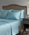 Madison Park 800 Thread Count Cotton Blend Sateen 6-pc. Sheet Set, Queen In Aqua