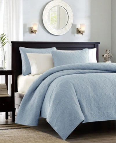Madison Park Quebec 2-pc. Quilt Set, Twin/twin Xl In Blue
