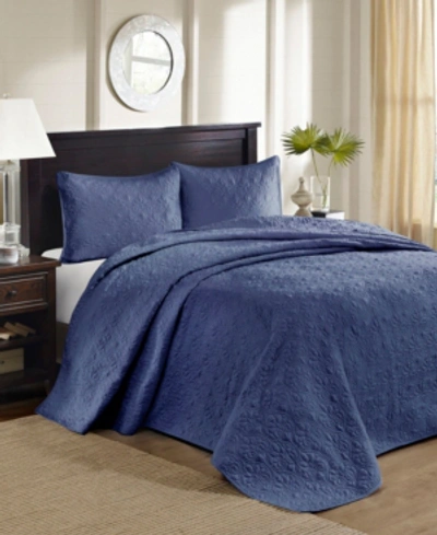 MADISON PARK QUEBEC QUILTED 3-PC. BEDSPREAD SET, QUEEN