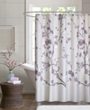 MADISON PARK HOLLY COTTON SHOWER CURTAIN, 72" X 72"