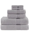 Madison Park Quick Dry 6-pc. Bath Towel Set Bedding In Grey
