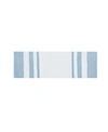Madison Park Spa Reversible Cotton Bath Rug, 24" X 72" In Blue