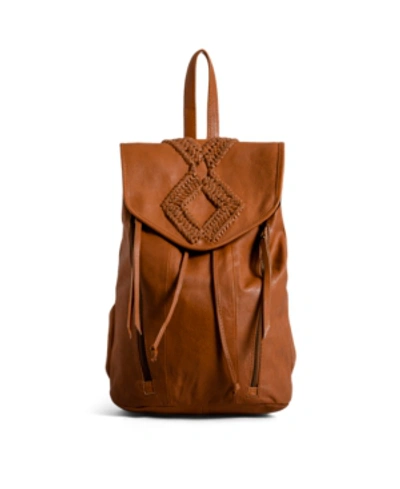 Day & Mood Grace Backpack In Cognac