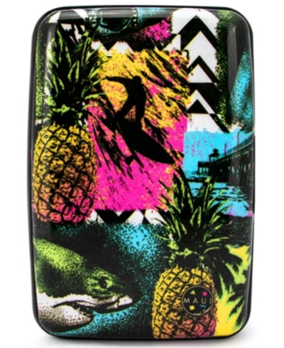 Maui And Sons Surfer Rfid Wallet Credit Card Holder In Pineapple Surfer