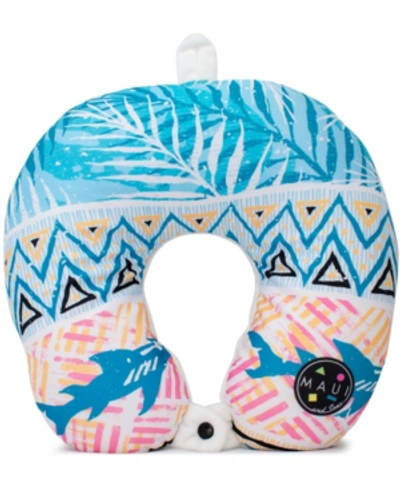 Maui And Sons Travel Neck Pillow In Shark Surfer