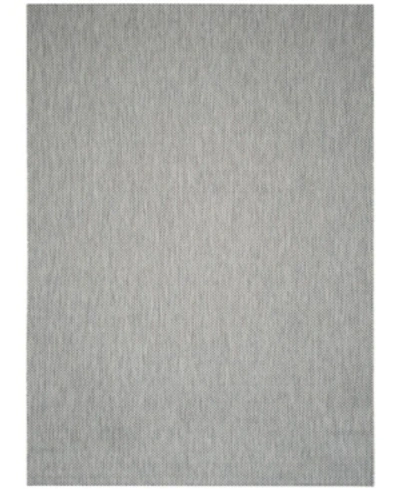 Safavieh Courtyard Cy8521 Gray And Navy 8' X 11' Outdoor Area Rug