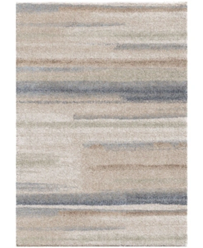 Palmetto Living Orian Next Generation Modern Motion 9 'x 13' Area Rug In Muted Blue