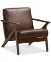 Furniture Wynola Lounge Chair In Dark Brown