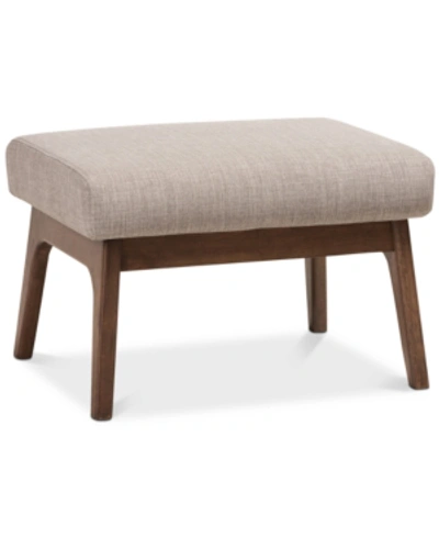 Furniture Wynola Ottoman In Light Grey