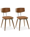 FURNITURE HOPE SET OF 2 DINING CHAIRS