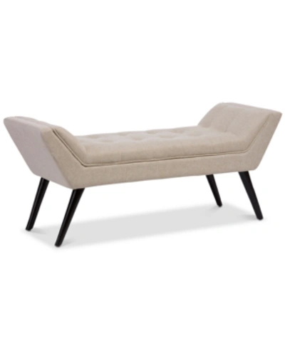 Furniture Audrey-caden Bench In Dark Beige