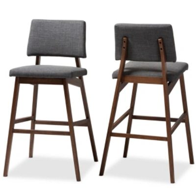 Furniture Colton Bar Set In Dark Grey