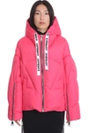 KHRISJOY PUFFER CLOTHING IN FUXIA POLYESTER,11516898