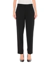 Red Valentino Stretch Gabardine Cotton Pants In Black
