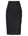 Les Copains Midi Skirts In Black