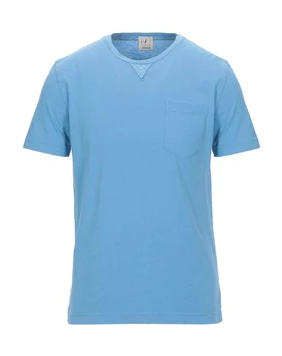 Drumohr T-shirts In Pastel Blue