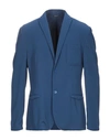 Grey Daniele Alessandrini Suit Jackets In Blue