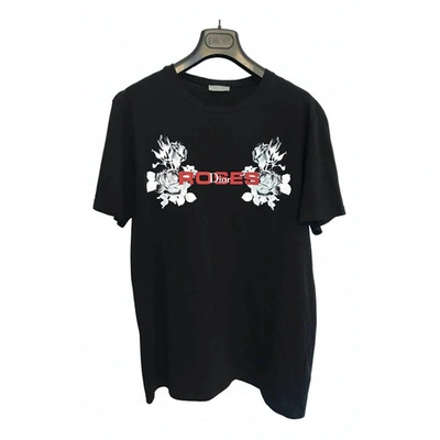 Pre-owned Dior Black Cotton T-shirts