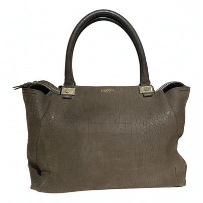 Pre-owned Lanvin Brown Leather Handbag