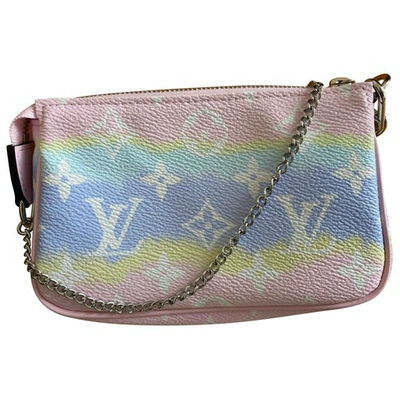 Pre-owned Louis Vuitton Pochette Accessoire Multicolour Cloth Clutch Bag