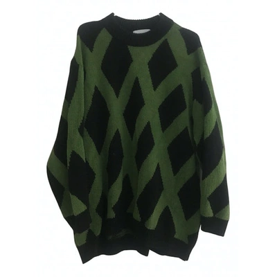 Pre-owned Christian Wijnants Green Wool Knitwear