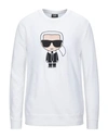Karl Lagerfeld Sweatshirt In White