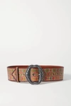 ETRO PRINTED LEATHER BELT